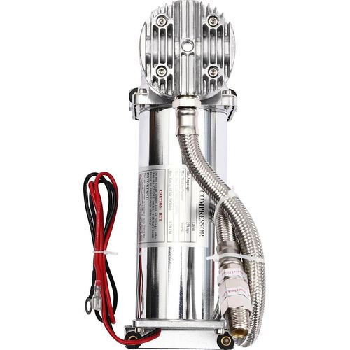 12V Luftfederungskompressor - Kompressor-Set - 200 PSI - 50 l/min - Für Auto - Silber