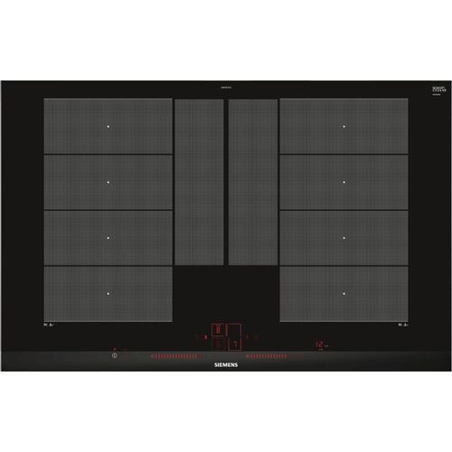 SIEMENS Flex-Induktions-Kochfeld, schwarz, B:81,2cm H:5,1cm T:52cm, Kochfelder, mit powerMove Plus