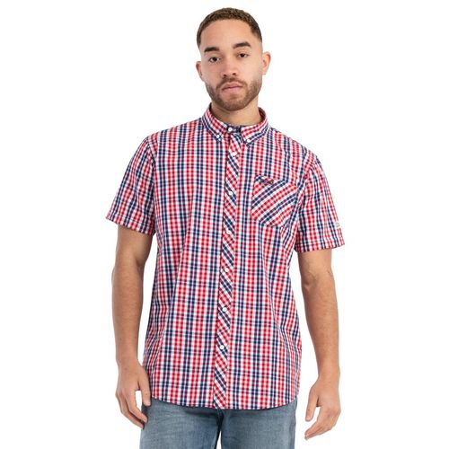 Lonsdale Herren Kurzarmhemd schmale Passform BRIXWORTH