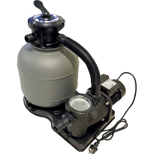 Sandfilteranlage KWAD "SH 6", grau (grau, schwarz), B:41,2cm L:54,5cm, Kunststoff, Materialmix, Filteranlagen, Pumpenleistung maximal 10 m³/h, Filterleistung 6 m³/h