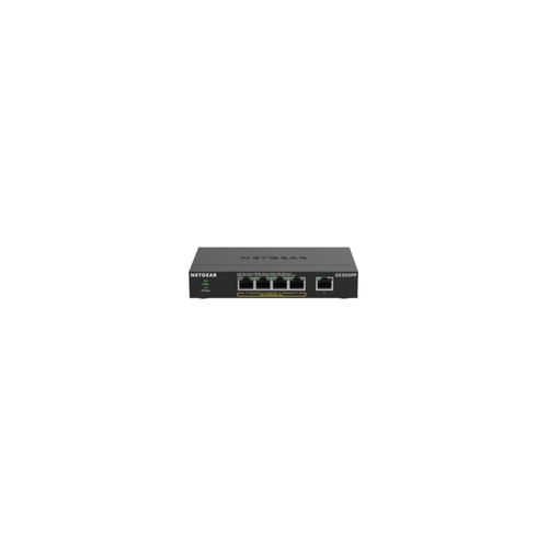 NETGEAR Netzwerk-Switch "GS305PP", schwarz, B:8,5cm H:16,7cm T:23,9cm, Netzwerk-Switches