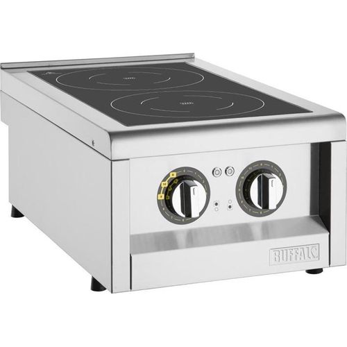 Buffalo 600 Serie Doppelzonen-Induktionskochfeld 3 Kw