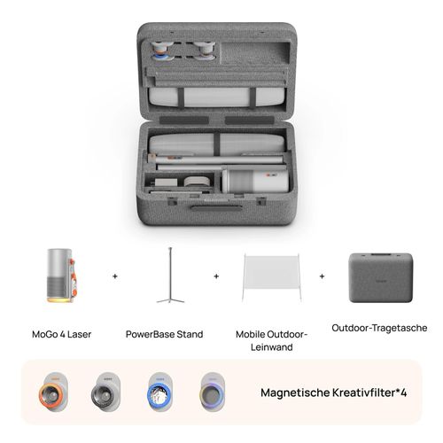 XGIMI MoGo 4 Laser Outdoor Bundle Tragbarer Mini Beamer 550 ANSI Lumen