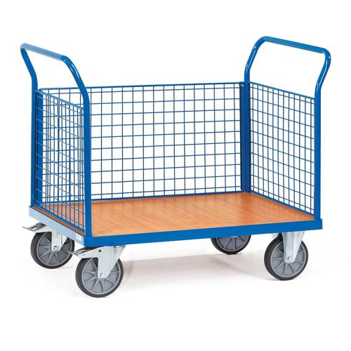 fetra Dreiwandwagen, Ladefläche 1000 x 600 mm, Nettogewicht 36 kg