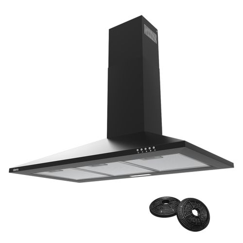 CIARRA A++ 370 m³/h Dunstabzugshaube 90 cm Wandhaube Pyramide Abzugshaube 3 Stufen VMB9201