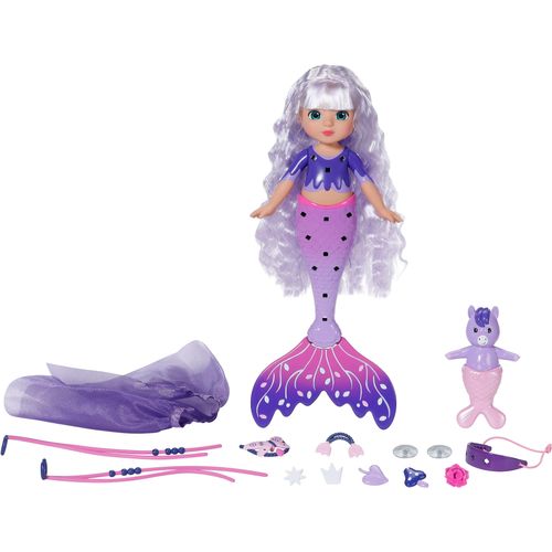 Meerjungfrauenpuppe BABY BORN "Glam Up Aura", bunt, Puppen, Baby, Meerjungfrauenpuppe