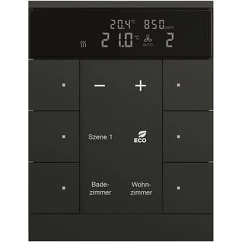 Busch-Jaeger HVAC/CO2-Gerät 6-fach BE SBC/U6.0.11-885, 1 Stk.