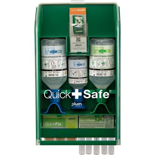 PLUM 1-Hilfe-Station QickSafe Box Chemical Industry