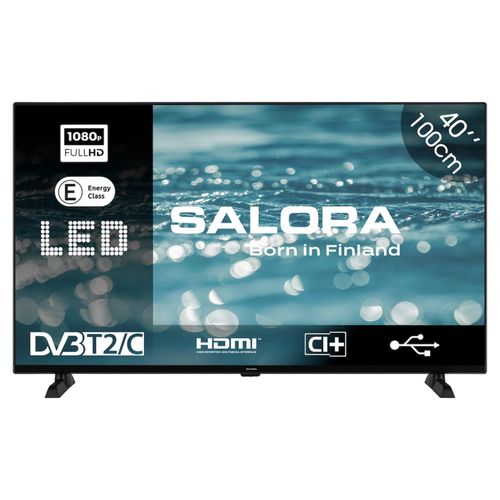 Salora 40FL200 – LED-Fernseher – 40 Zoll – Full HD – Fernseher 40 Zoll – Schwarz – Kein Smart-TV