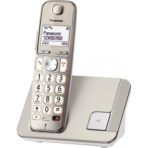 Panasonic DECT-Telefon KX-TGE 210 PDN Champagner-Gold