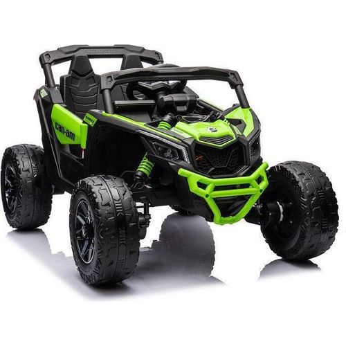 Kinderfahrzeug Elektro Auto Can Am Maverick UTV 2x200W Motoren Grün