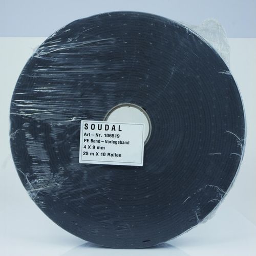 Soudal Vorlegeband schwarz 4 x 9 mm 100 Stk