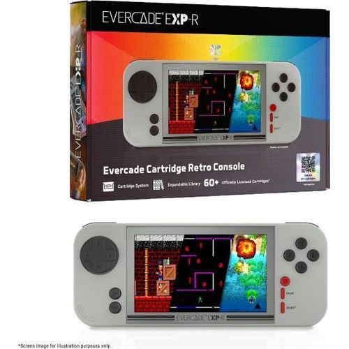 Blaze Evercade EXP-R, Evercade, 1,5 MHz, Weiß, Analog, D-Pad, Menü-Taste, Schaltfläche Auswählen, Schaltfläche Start, Tasten