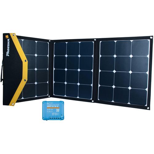 Solarmodul PHAESUN "»Module Kit Phaesun Fly Weight 135 Premium MPPT«", schwarz, Solarmodule