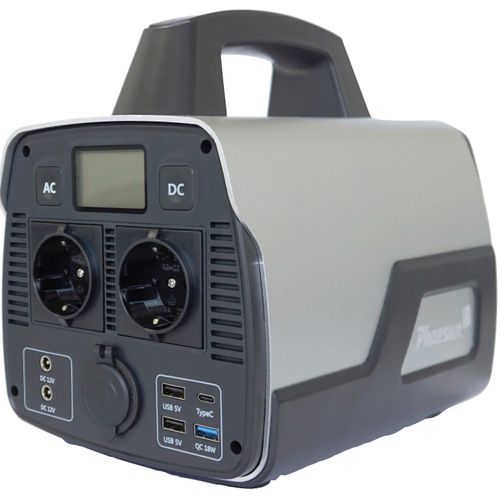 Powerstation PHAESUN "Phaesun Energy Gen T500", grau, B:305mm H:168mm T:213mm, Akkumulatoren