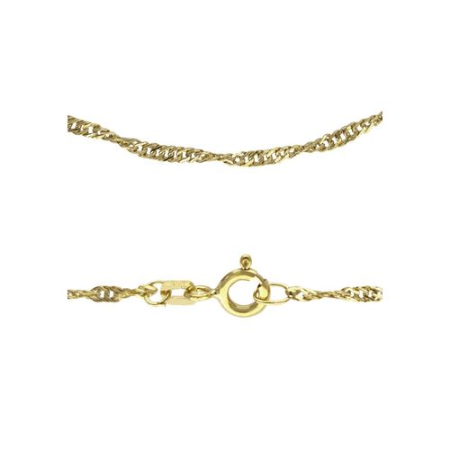 Collierkettchen FIRETTI "Schmuck Geschenk Gold 333 od 585 Singapurkettengl. in mehreren Breiten" Gr. 50, gold (gelbgoldfarben), Halsketten, Damen, 50, Gelbgold 333, B: 2,5mm, Made in Germany, B:2,5mm