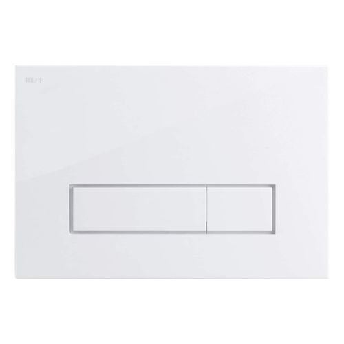 Mepa Betätigungsplatte Toilette MEPAorbit weiß 2-Mengen Typ A31/B31