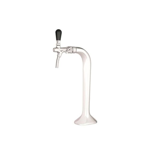 Komplett Set - Schanksäule Chrom 1-leitig, elegant, "Topp-Qualität!" (Paketpreis)