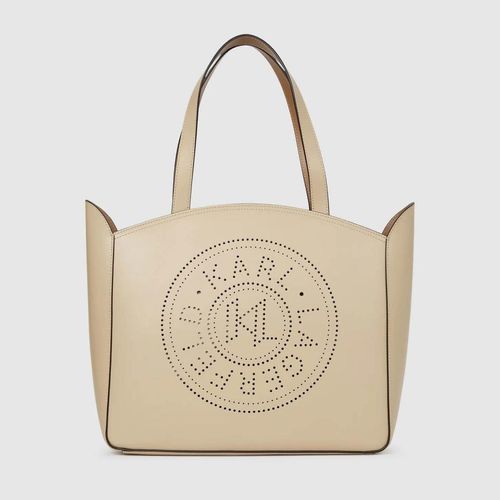 K Circle Mid Zip Tote