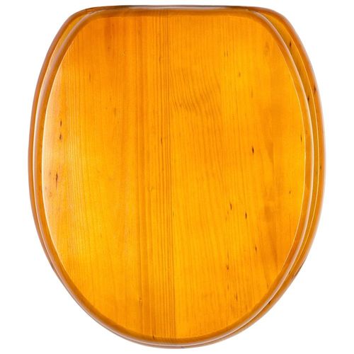 WC-Sitz SANILO "Holz", holzfarben, B:37,7cm L:47cm, WC-Sitze, WC-Sitz