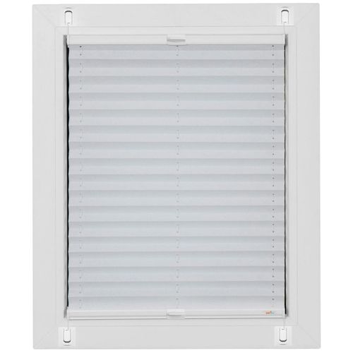 Plissee SUNLINES "Start-up Style Crush", weiß, B:42cm H:115cm, Obermaterial: 100% Polyester, Plissees, Plissee, geklebt mit Gelenkklebeplatte