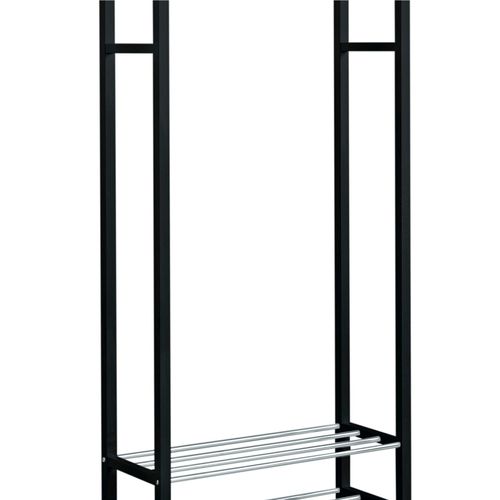 Kleiderständer HEINE HOME, schwarz, B:79cm H:165cm T:32cm, Metall, Garderobenständer, Kleiderständer