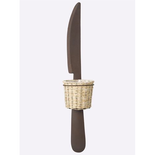 Wanddekoobjekt HEINE HOME, braun, B:17,5cm H:84cm T:19cm, Wanddekoobjekte, Wanddekoobjekt
