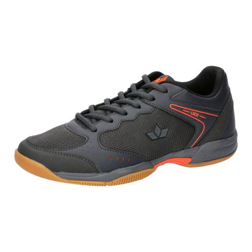Indoorschuh LICO "Indoorschuh Speed Indoor", Herren, Gr. 37, grau, Synthetik, Schuhe Indoorschuh