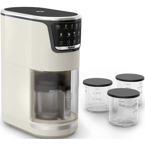 TEFAL Eismaschine "Dolci", rise, B:17,3cm H:38,36cm T:39,92cm, Eismaschinen, 10 Programme, automatisches Reinigungsprogramm, digitales Rezeptbuch, Eismaschine