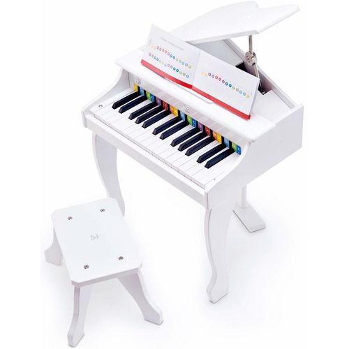 Spielzeug-Musikinstrument HAPE "Luxusflügel, weiß", weiß, Spielzeug-Musikinstrumente, KinderB:50cm H:60cm T:52cm, Spielzeug-Musikinstrument, B:50cm H:60cm T:52cm