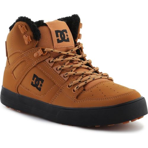 DC Shoes Pure Hi Top WC Herren Schnürung Nubuk Leder W ter Turnschuhe Weizen – 9,5 UK - 44 EU - 10,5 US / Weizen