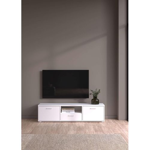 TV-Board INOSIGN "Media TV-Möbel, TV Schrank, Mediaboard, Lowboard", weiß, B:147,2cm H:38,4cm T:39,8cm, Sideboards, TV-Board, TV-Kommode, wahlweise Breite 147 oder 177 cm