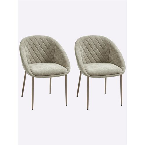 Stuhl, grün (beige), 1 Stk., Polyester, Stühle, Stuhl