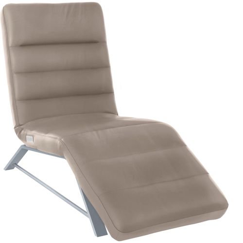 Relaxliege W.SCHILLIG "daily dreams", braun (stone z59), B:65cm H:91cm T:170cm, Longlife Xtra-Leder Z59: Glattleder mit modischer Prägung. Hautstärke 0, 9 - 1, 1 mm;Longlife Xtra-Leder Z69: Das feinnarbige, gedeckte Softleder Z69 besticht durch seine außergewöhnliche Weichheit im trendigen »Vintage-Look«, Hautstärke 0, 9 - 1, 1 mm;Stoff S37 (100% Polyester), Sofas, Relaxliege, Funktionsliege wahlw