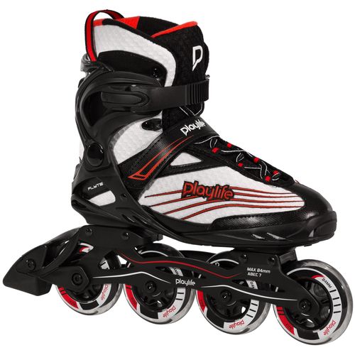 Inlineskates PLAYLIFE "Flyte Black 84" Gr. 37, rot, Inlineskates_Rollschuhe, 37 (bis ), Nylon, Inlineskates