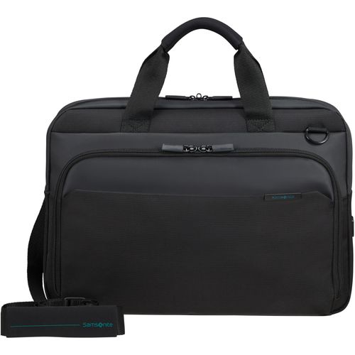 Laptoptasche SAMSONITE "MYSIGHT", Gr. B/H/T: 42cm x 30cm x 10,5cm, schwarz, Polyester, Polyurethan, Taschen Laptoptasche, Laptoptasche 15,6-Zoll Lapotop-10,5-Zoll Tabletfach USB-Schleuse
