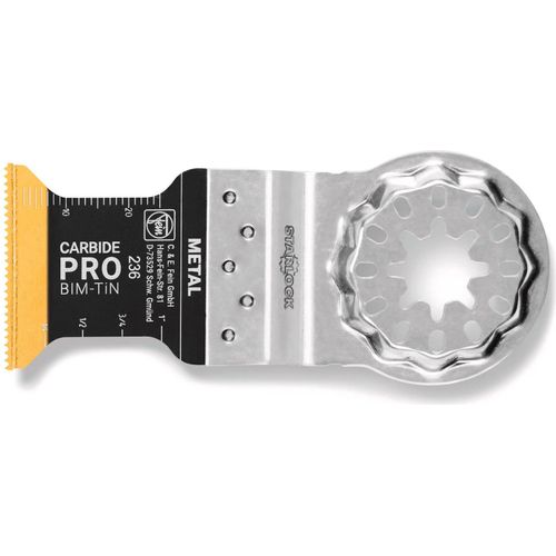 FEIN E-Cut Carbide Pro, Länge 40 mm, Breite 32 mm, VE 10 St, Aufnahme SL