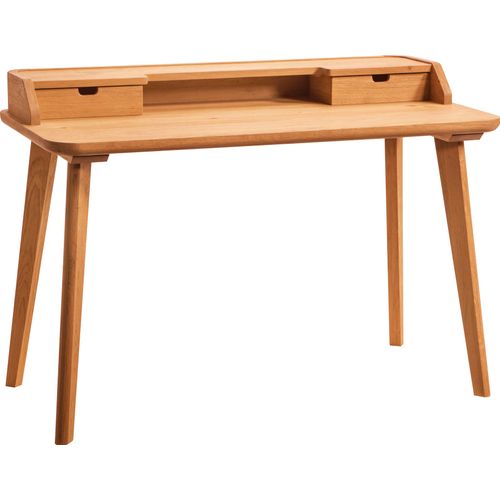 Sekretär HASENA "Aska", braun (eiche natur), B:120cm H:85cm T:60cm, Sekretäre, Sekretär