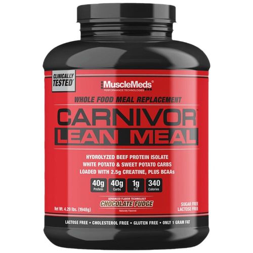 Muscle Meds | Carnivor Lean Meal | Whole Food Meal Replacement Chocolate fudge