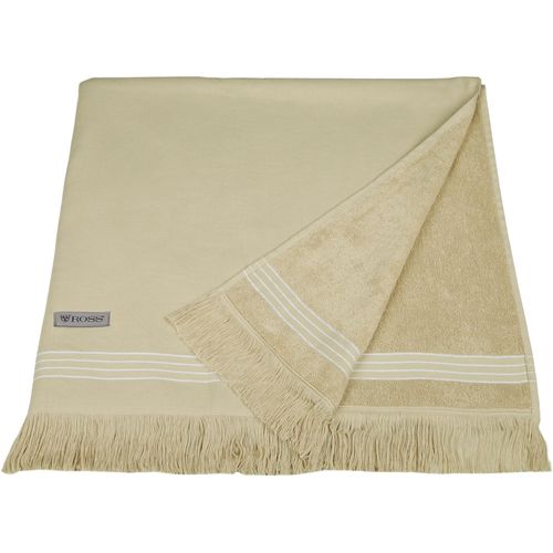 Hamamtuch ROSS "Hamam", beige (sand), B:90cm L:180cm, Hamam Frottier, Hamam Frottier, Handtücher, Hamamtuch, idealer Begleiter für Strand, Sauna oder Wellnessbereich