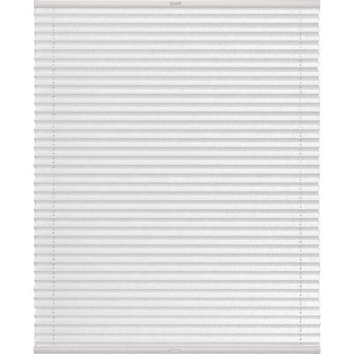 Plissee INDEKO "advanced", weiß (weiß, weiß), B:60cm H:170cm, Obermaterial: 94% Polyester, 6% sonstige Fasern, Plissees, Plissee, Crushed-Optik, nach Maß