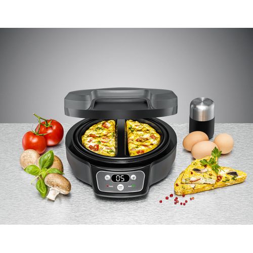 ROMMELSBACHER Elektrische Pfanne "OM 950", grau, B:29,5cm H:12,1cm T:23cm, Elektropfannen, Elektrische Pfanne