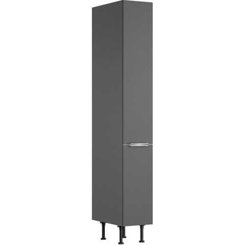 Apothekerschrank KOCHSTATION "KS-Aken", grau (anthrazit), B:30cm H:211,8cm T:58,4cm, Schränke, Apothekerschrank