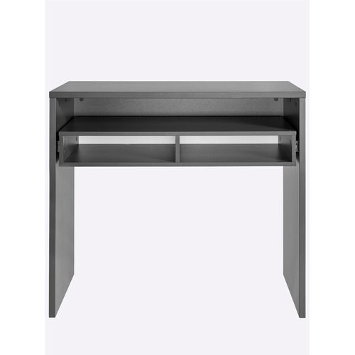 Schreibtisch HEINE HOME, grau (anthrazit), B:100cm H:88cm T:40cm, Tische, Schreibtisch