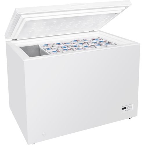 HANSEATIC Gefriertruhe, Energieeffizienz: C, weiß, B/H/T: 102,6cm x 84,5cm x 61,6cm, Gefriertruhen, Schnellgefrierfunktion, Umschalten zwischen Kühlen und Gefrieren, Gefriertruhe