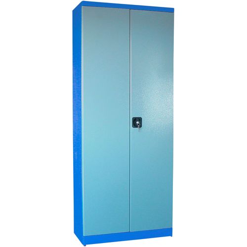 Werkzeugschrank GÜDE "TYP B", blau (blau, grau), B:78cm H:193cm T:38cm, Stahl, Schränke, Werkzeugschrank, B/T/H: 78x38x193 cm, abschließbar