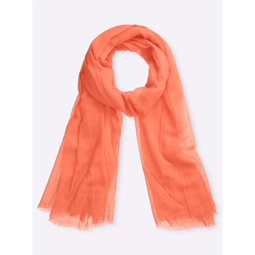 Modeschal HEINE, Damen, orange, Viskose, Modetücher Modeschal