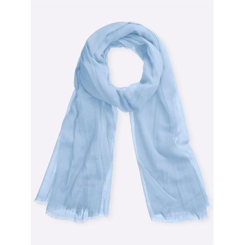Modeschal HEINE, Damen, hellblau, Viskose, Modetücher Modeschal