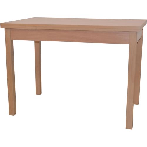 Esstisch, beige (buche, nachbildung, buche, nachbildung, buche, nachbildung), H:75cm T:67cm, HOFMANN LIVING AND MORE, Tische, Esstisch, ausziehbar