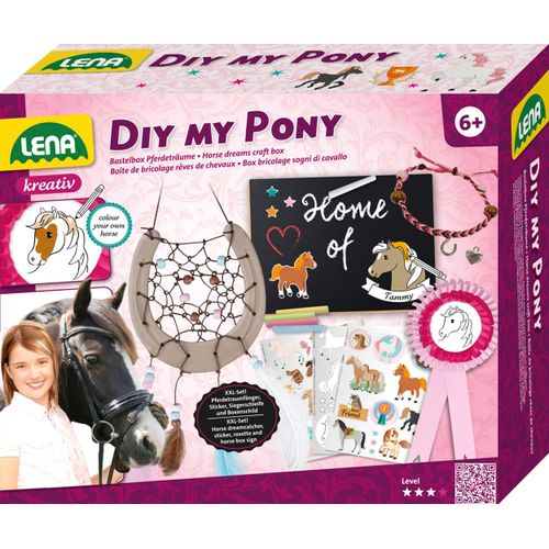 Kreativset LENA "DIY My Pony", bunt, Kreativsets, Kinder, Kunststoff, Kreativset
